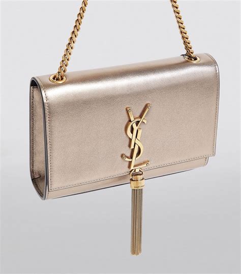 ysl tas klein|KATE TASSEL SMALL IN METALLIC LEATHER .